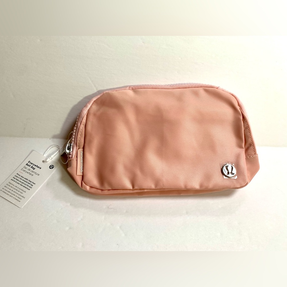 LuluLemon Blush Pink Everywhere Nylon Belt / Crossbody Bag - NWT